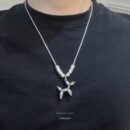 Louis Vuitton 路易威登绿色中古系列小狗项链