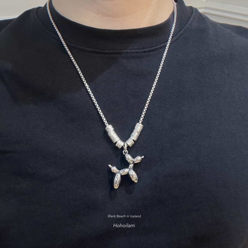 Louis Vuitton 路易威登绿色中古系列小狗项链 - Image 5