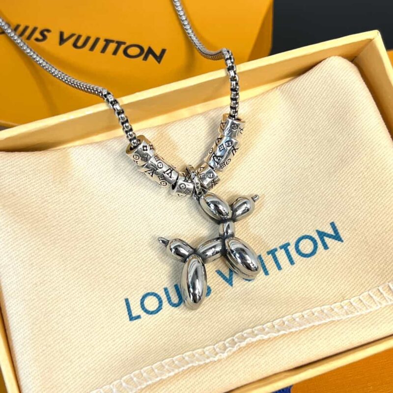 Louis Vuitton 路易威登绿色中古系列小狗项链 - Image 7