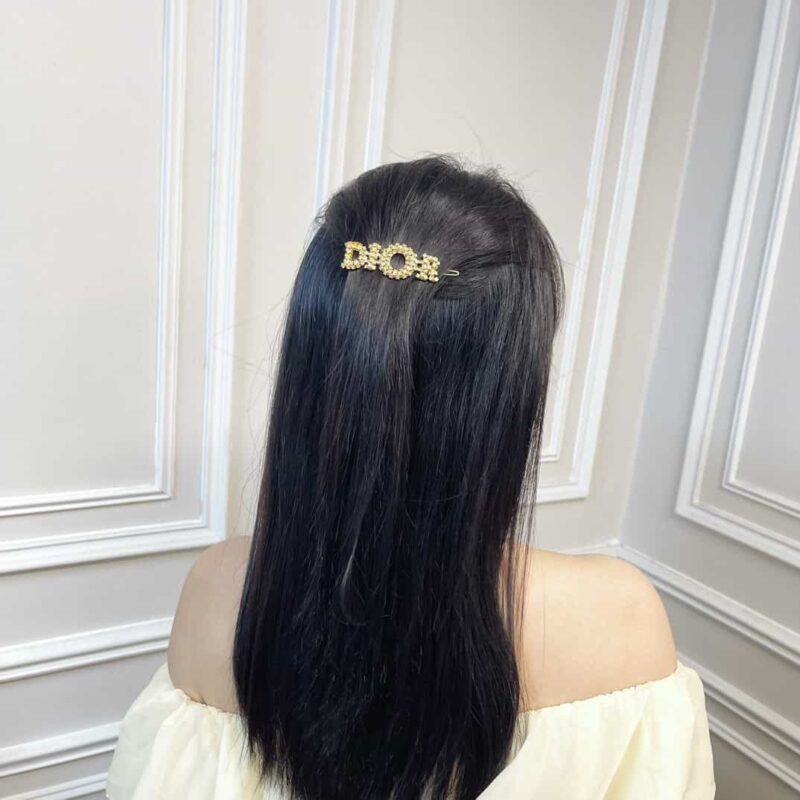 ☑️DIOR迪奥镂空满钻字母发夹发卡 - Image 7