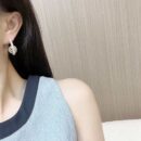 ☑️DIOR迪奥彩钻大小珍珠耳钉耳环