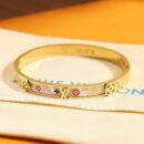 Louis Vuitton 路易威登中古款金色白贝手镯手环