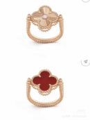 Van Cleef &Arpels 梵克雅宝Vintage Alhambra可翻转式戒指