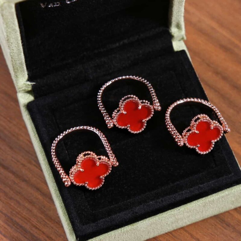 Van Cleef &Arpels 梵克雅宝Vintage Alhambra可翻转式戒指 - Image 6