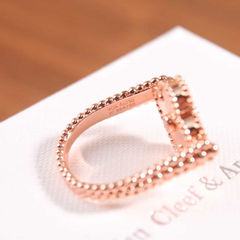 Van Cleef &Arpels 梵克雅宝Vintage Alhambra可翻转式戒指 - Image 10
