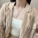 ☑️CHANEL香奈儿双c菱形满钻流苏项链