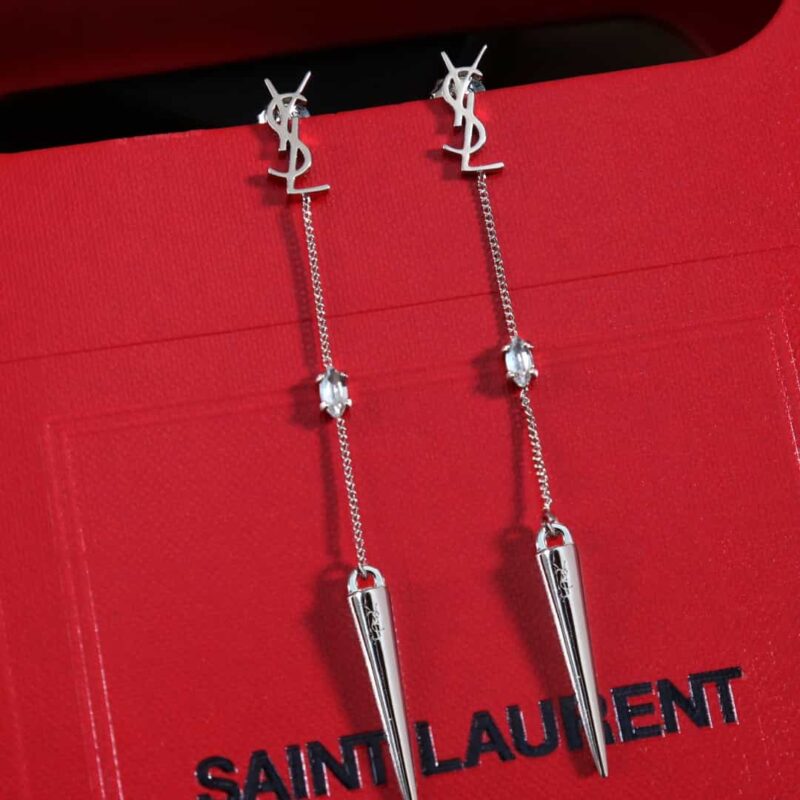 Saint Laurent圣罗兰YSL流苏耳钉耳环 - Image 7