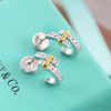 ☑️TIFFANY&Co.蒂芙尼Edge系列分色项链 戒指 手镯 耳钉耳环