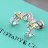 ☑️TIFFANY&Co.蒂芙尼Edge系列分色项链 戒指 手镯 耳钉耳环