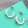 ☑️TIFFANY&Co.蒂芙尼Edge系列分色项链 戒指 手镯 耳钉耳环