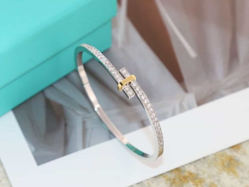 ☑️TIFFANY&Co.蒂芙尼Edge系列分色手镯 - Image 2