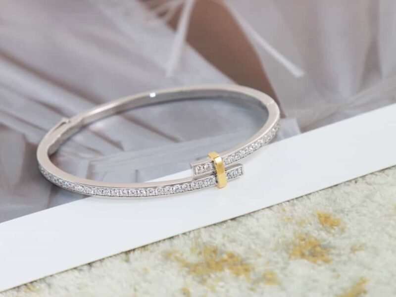☑️TIFFANY&Co.蒂芙尼Edge系列分色手镯 - Image 4