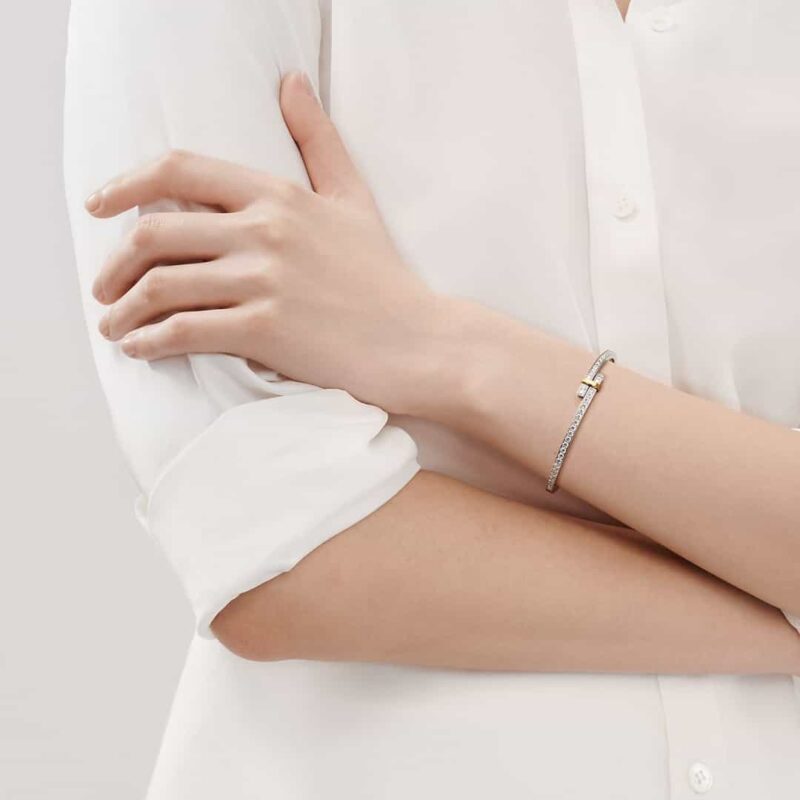 ☑️TIFFANY&Co.蒂芙尼Edge系列分色手镯 - Image 6