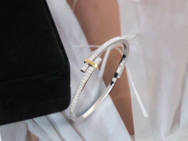 ☑️TIFFANY&Co.蒂芙尼Edge系列分色手镯 - Image 8