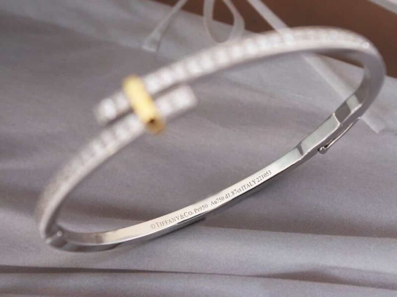 ☑️TIFFANY&Co.蒂芙尼Edge系列分色手镯 - Image 10