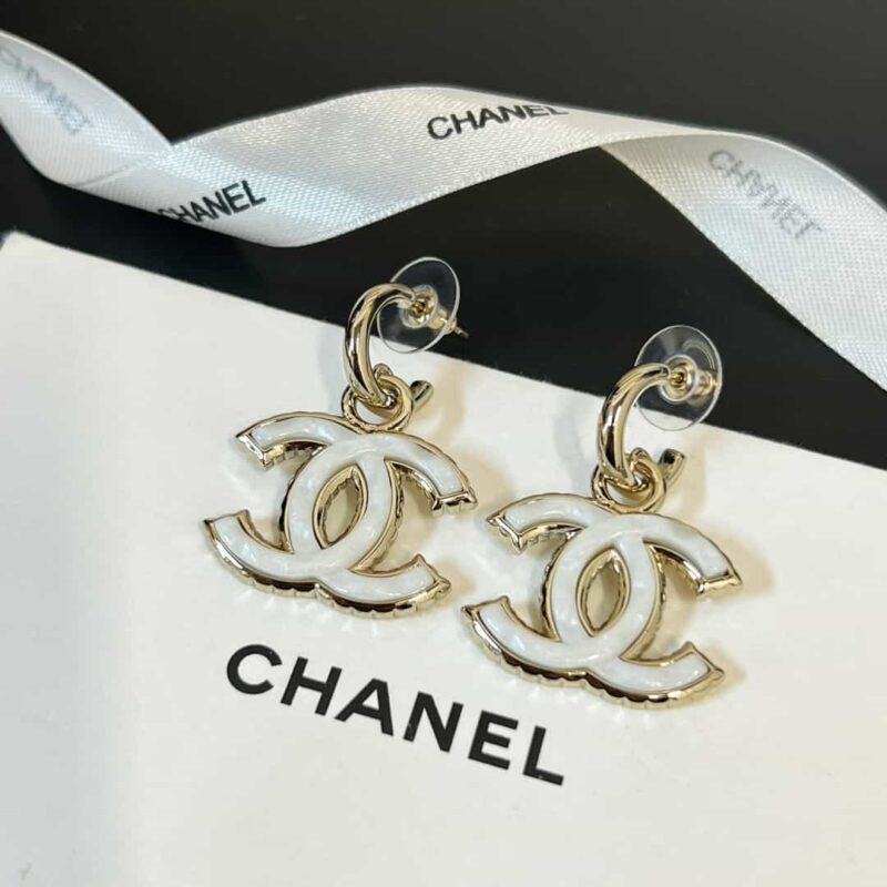 ☑️CHANEL香奈儿c2双c耳钉耳环 - Image 6