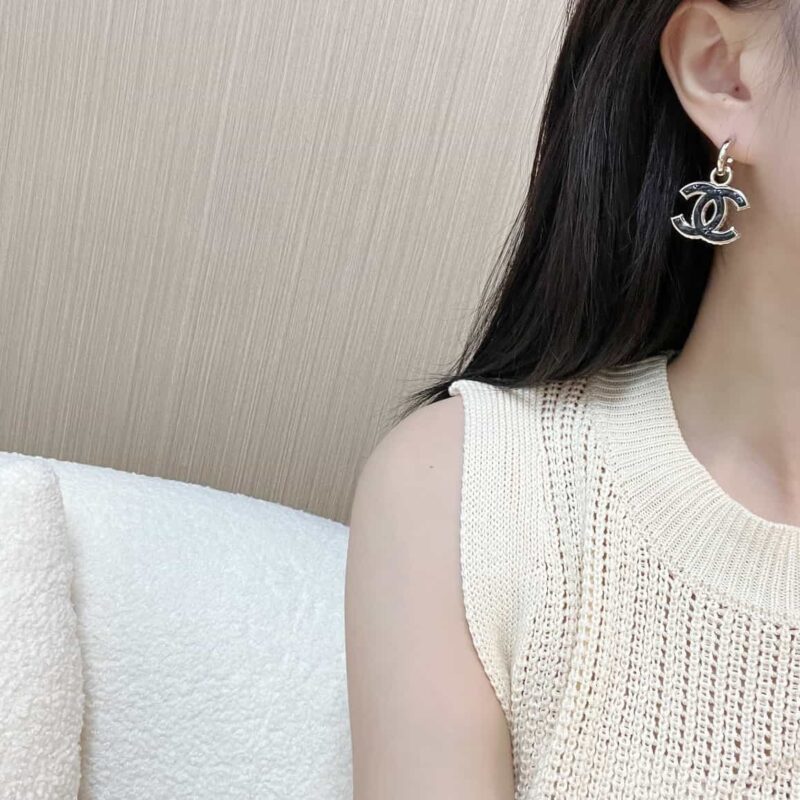 ☑️CHANEL香奈儿c2双c耳钉耳环 - Image 7