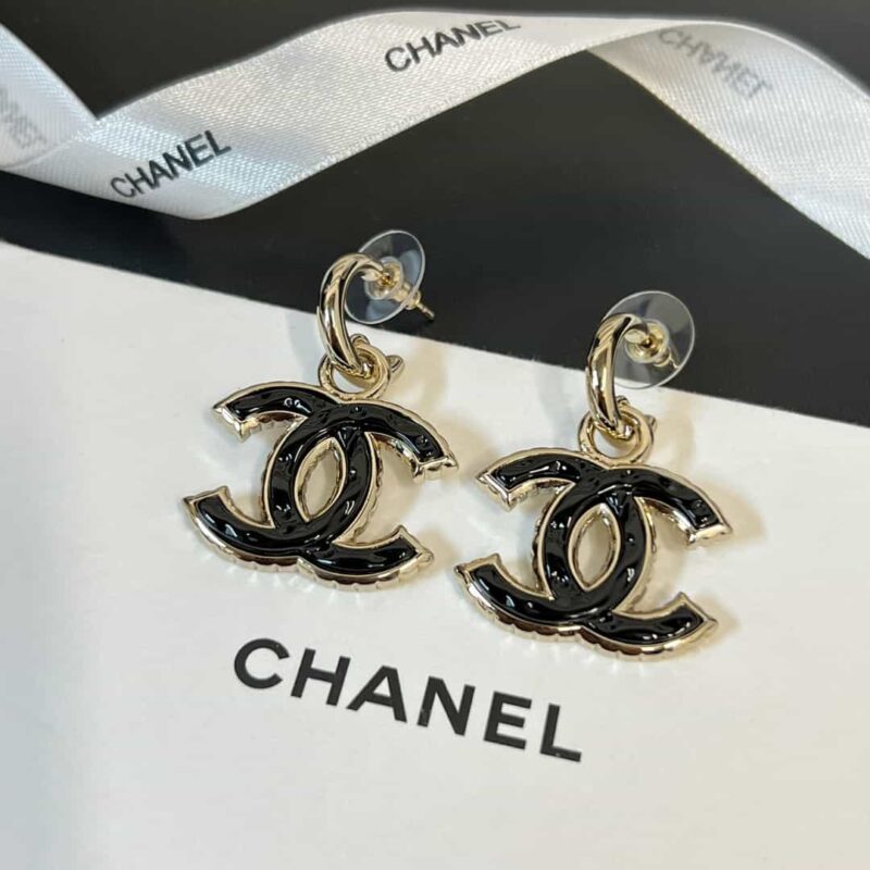 ☑️CHANEL香奈儿c2双c耳钉耳环 - Image 8