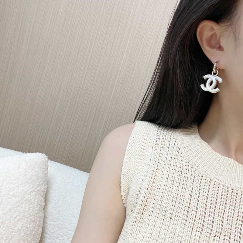☑️CHANEL香奈儿c2双c耳钉耳环 - Image 9