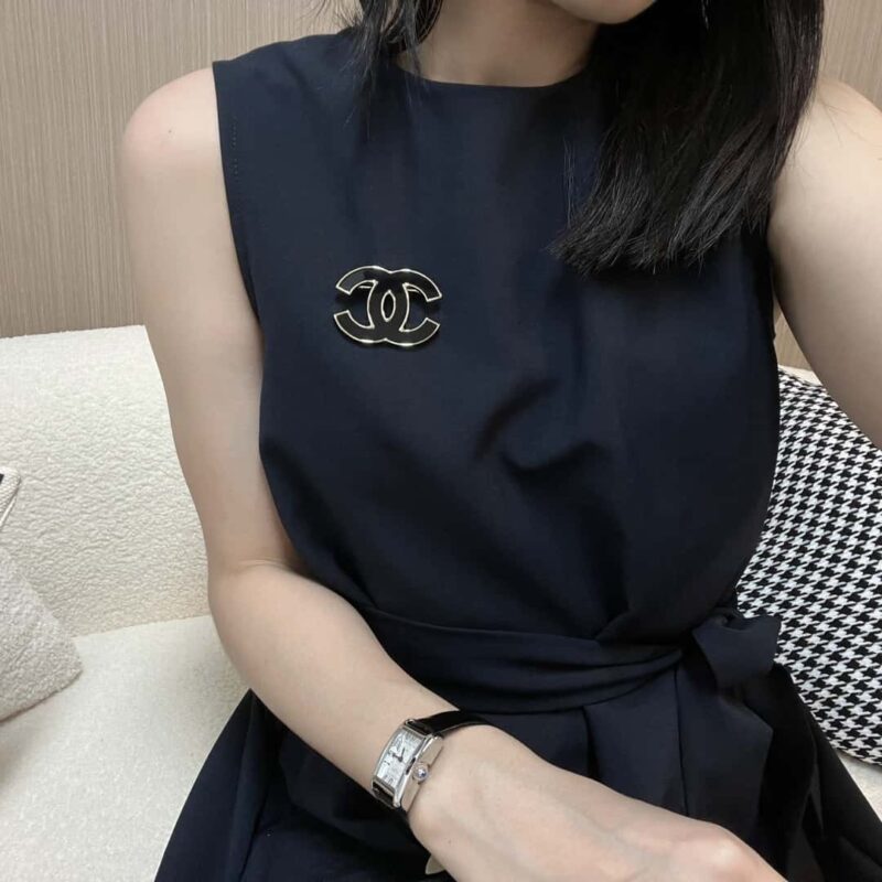 ☑️ 香奈儿C1双c三色耳钉耳环 - Image 8