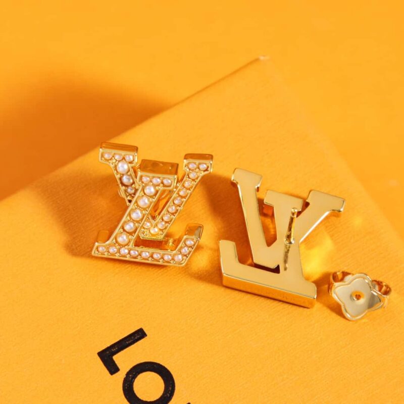 Louis Vuitton 路易威登LV ICONIC PEARLS 珍珠字母耳钉耳环 - Image 8