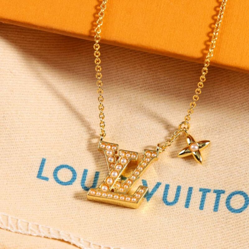 Louis Vuitton 路易威登LV ICONIC PEARLS 珍珠字母项链 - Image 8