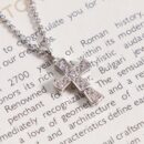 BVLGARI宝格丽CROCE PENDANTS 十字项链
