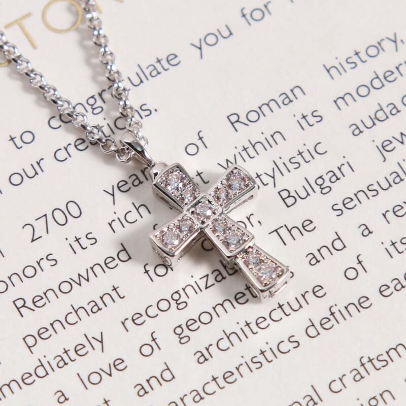 BVLGARI宝格丽CROCE PENDANTS 十字项链 - Image 9