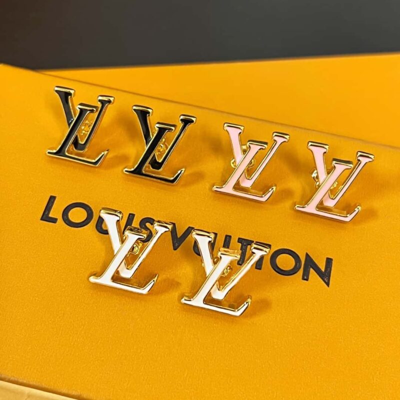 Louis Vuitton 路易威登LV ICONIC 珐琅 字母 耳钉耳环 - Image 5
