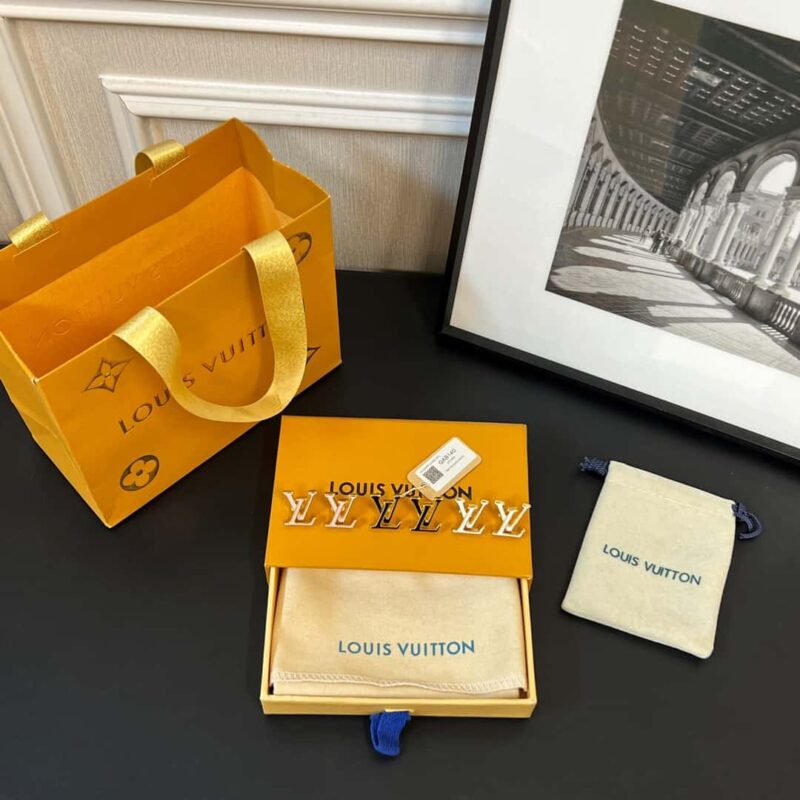 Louis Vuitton 路易威登LV ICONIC 珐琅 字母 耳钉耳环 - Image 6