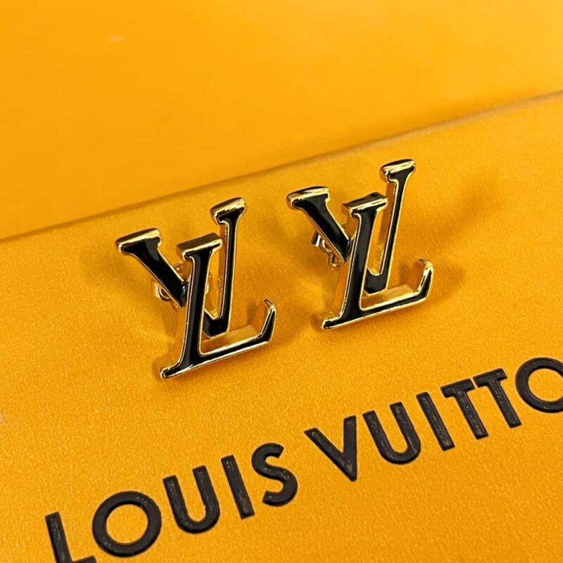 Louis Vuitton 路易威登LV ICONIC 珐琅 字母 耳钉耳环 - Image 4