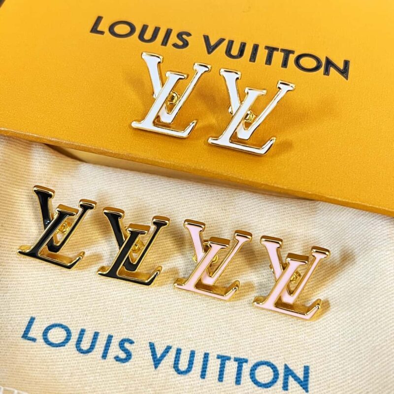 Louis Vuitton 路易威登LV ICONIC 珐琅 字母 耳钉耳环 - Image 11