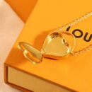 Louis Vuitton 路易威登IV 金色桃心爱心❤️项链