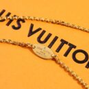 Louis Vuitton 路易威登IV 金色桃心爱心❤️项链