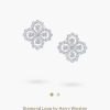 HARRY WINSTON海瑞温时顿 HW Diamond Loop花形钻圈耳拍耳环耳钉
