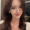 HARRY WINSTON海瑞温时顿 HW Diamond Loop花形钻圈耳拍耳环耳钉