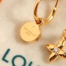 Louis Vuitton 路易威登七夕限定 LV粉色桃心爱心耳钉耳环