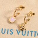 Louis Vuitton 路易威登七夕限定 LV粉色桃心爱心耳钉耳环