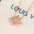 Louis Vuitton 路易威登七夕限定 LV粉贝菱形项链