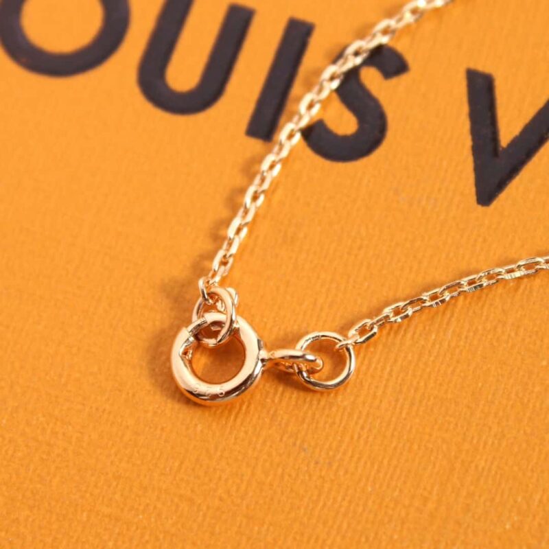 Louis Vuitton 路易威登七夕限定 LV粉贝菱形项链 - Image 10