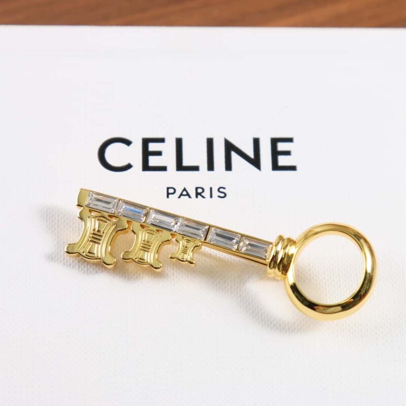 ☑️ Celine瑟琳凯旋门钥匙🔑胸针 - Image 4