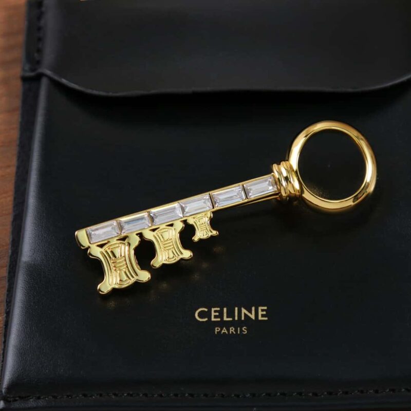 ☑️ Celine瑟琳凯旋门钥匙🔑胸针 - Image 6