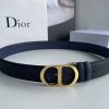 迪奥Dior(法国)头层牛皮珍珠纹理男款腰带宽度3.5cm