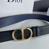 迪奥Dior(法国)头层牛皮珍珠纹理男款腰带宽度3.5cm