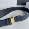 迪奥Dior(法国)头层牛皮珍珠纹理男款腰带宽度3.5cm