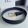 迪奥Dior(法国)头层牛皮珍珠纹理男款腰带宽度3.5cm