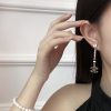 ☀️☑️ 香奈儿c2双c流苏耳钉耳环 ☀️