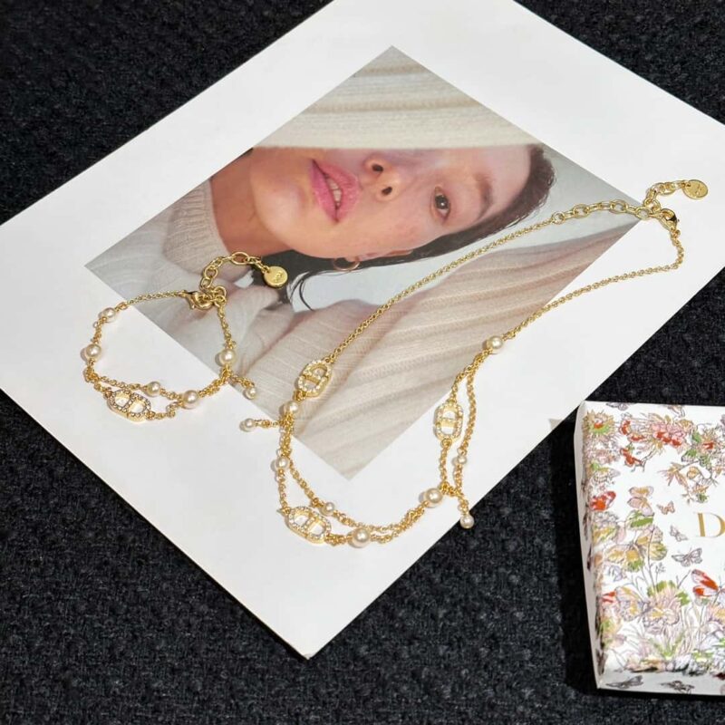 ☑️DIOR迪奥Dior 珍珠CD 手链项链 - Image 11