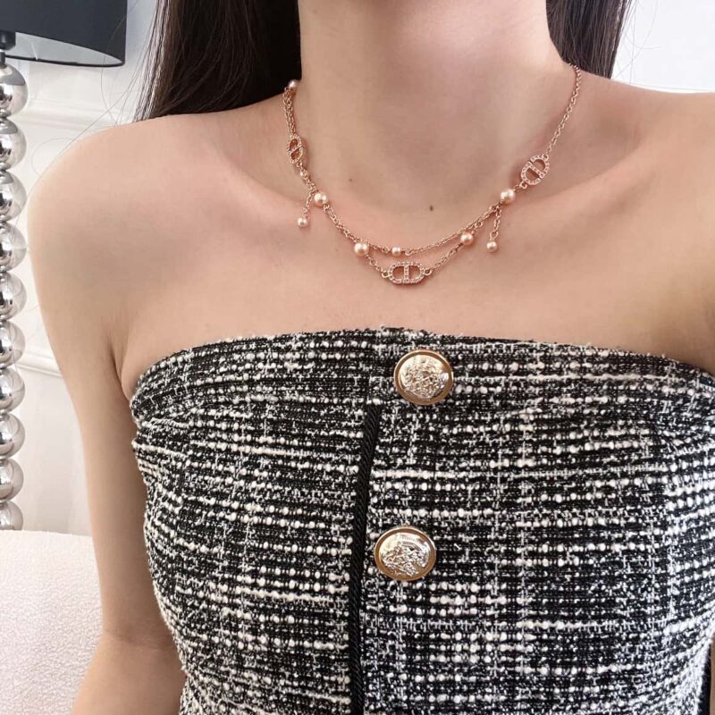 ☑️DIOR迪奥Dior 珍珠CD 手链项链 - Image 4