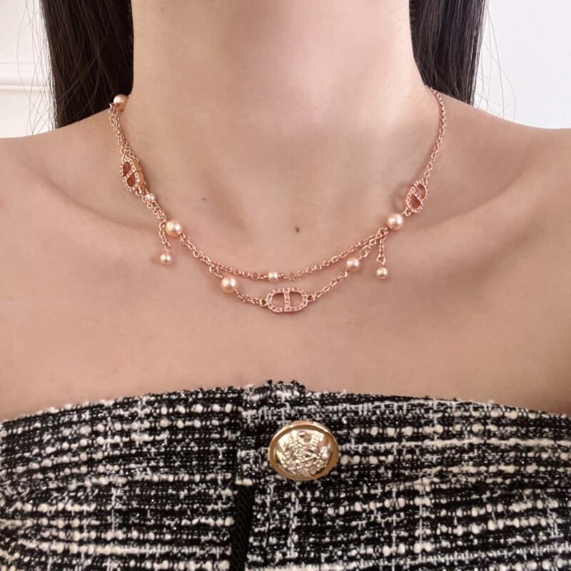 ☑️DIOR迪奥Dior 珍珠CD 手链项链 - Image 9
